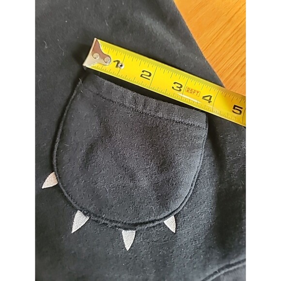 Cat And Jack Size 10/12 Black Jacket With Cat Mask - Picture 11 of 11